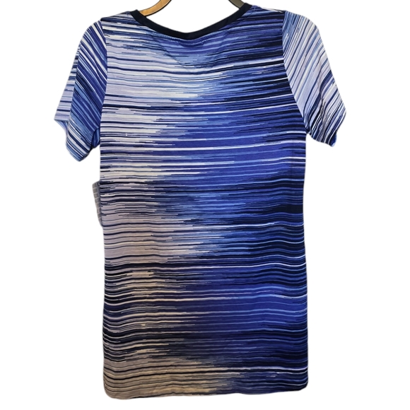 3/$15 Lularoe Blue V-Neck Shirt Christy T Size Small - Picture 7 of 7